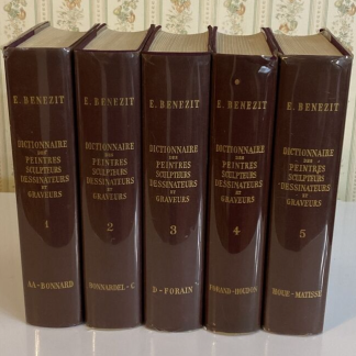 E. Benezit DICTIONNAIRE CRITIQUE ET DOCUMENTAIRE DES PEINTRES, SCULPTEURS, DESSI