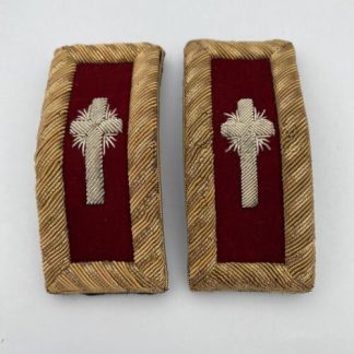 Knights Templar Past Commander Shoulder Boards in Bullion