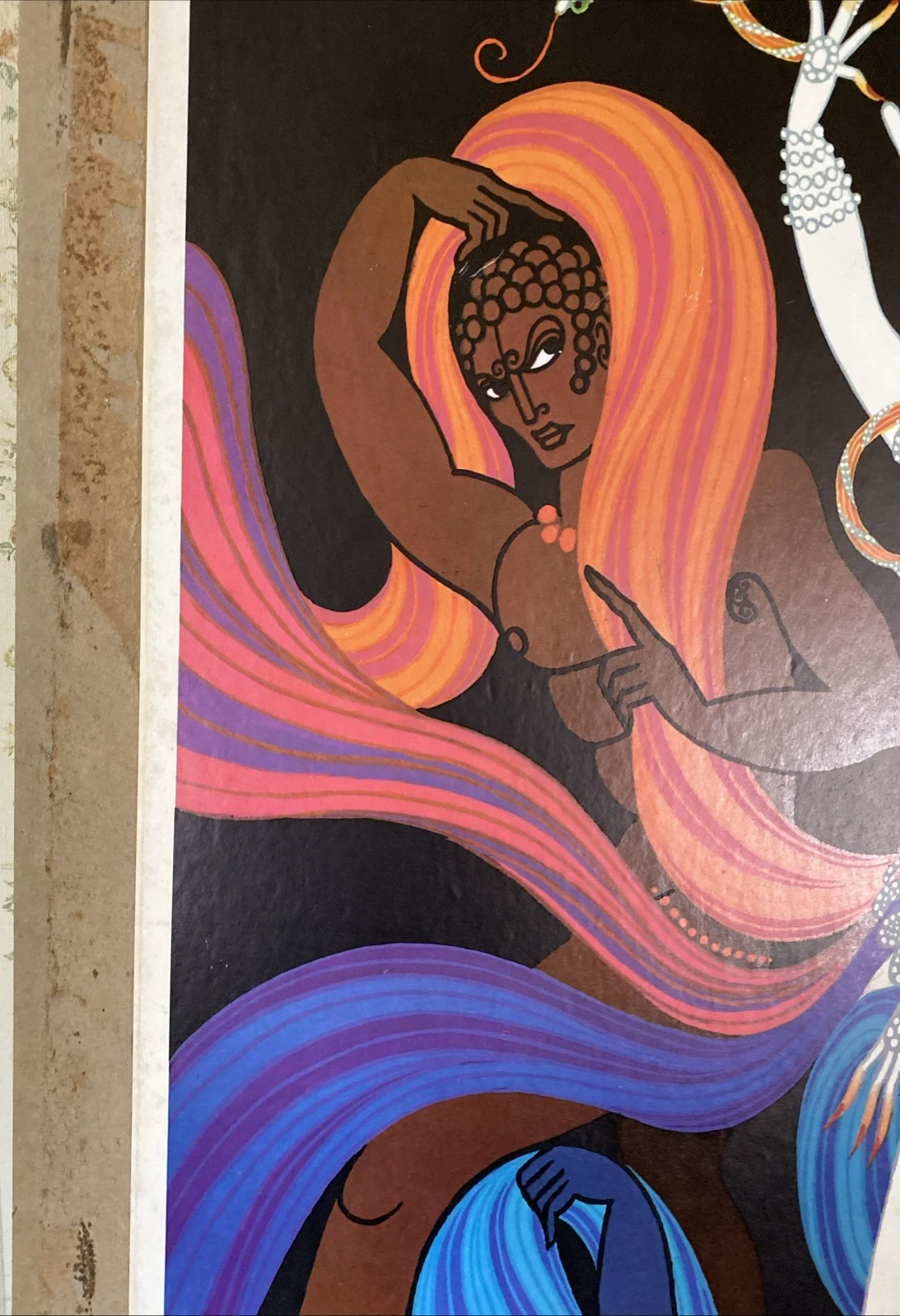1968 Erté Lyric Opera 68 Vintage Original Chicago Poster Mounted to Board - Image 6