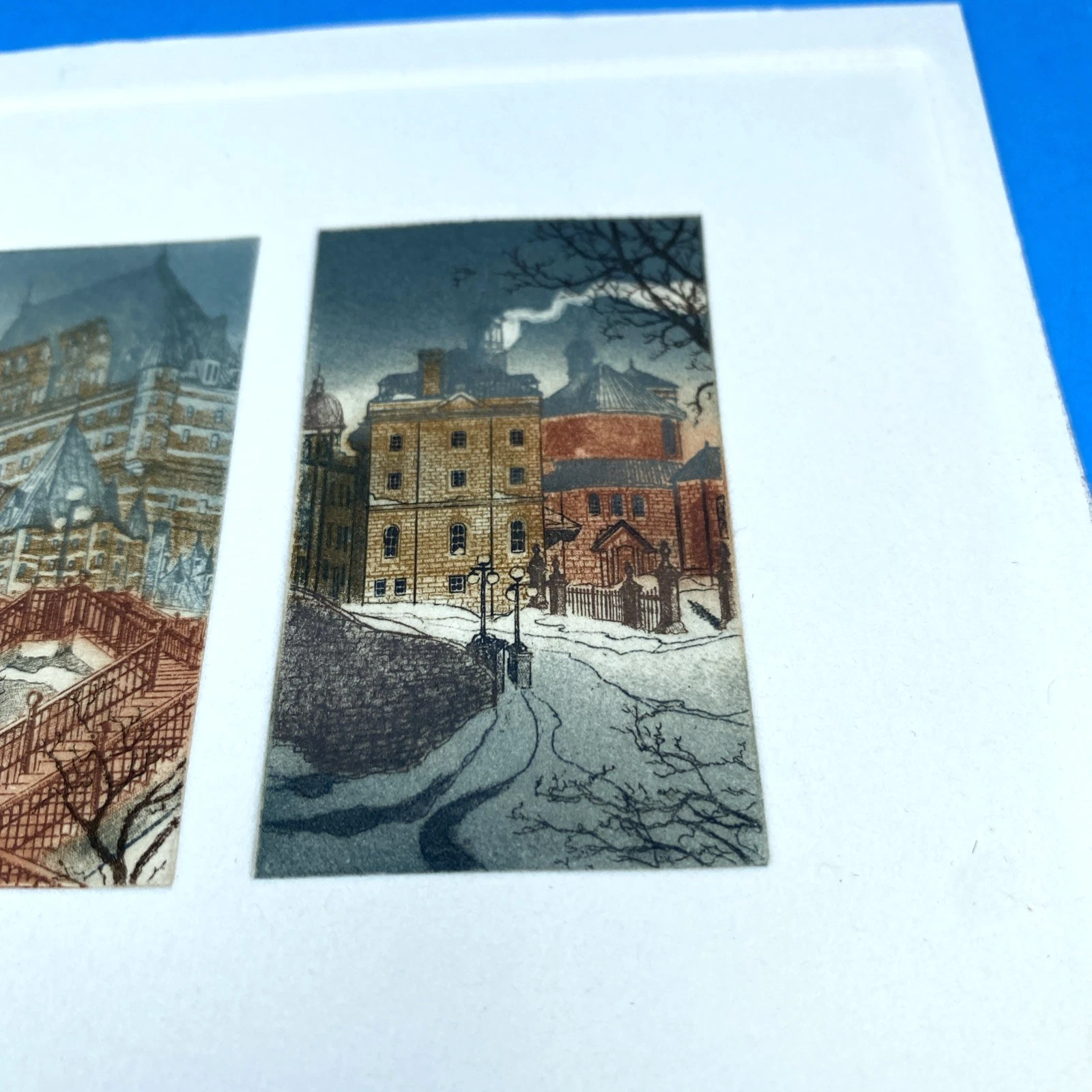 Alain Couture L’Heure Brève Quebec City Miniature Print 34/250 5x7 - Image 7