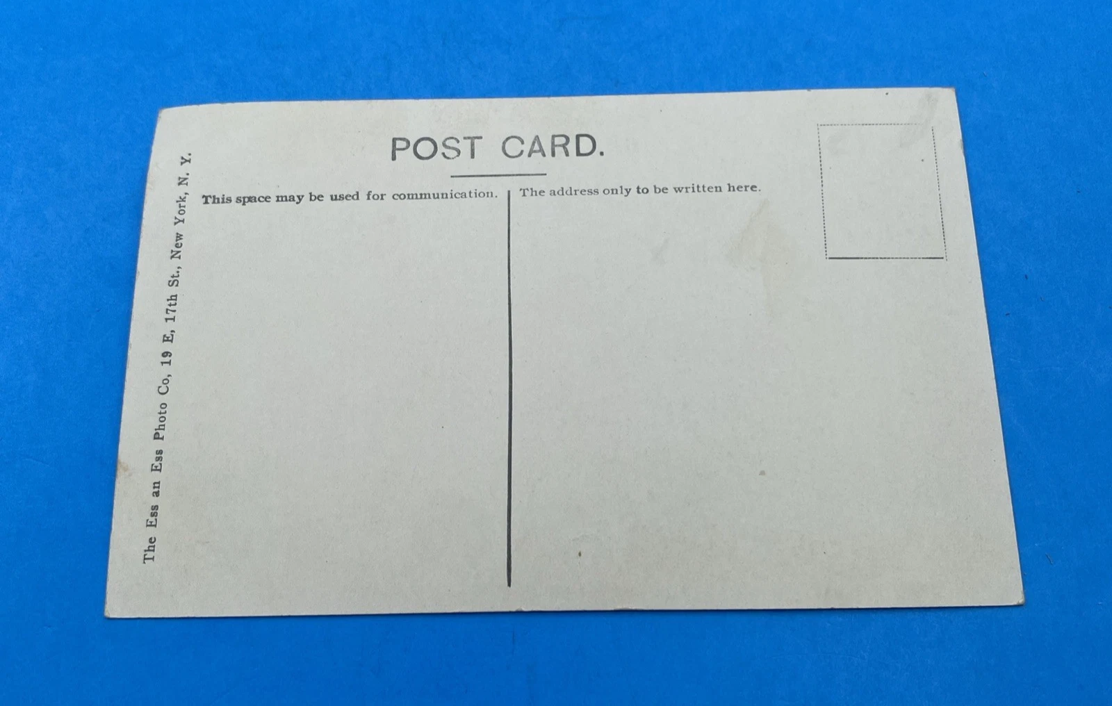Edith Storey Vitagraph Players postcard Ess-an-Ess NY divided back c1910s unused - Image 2