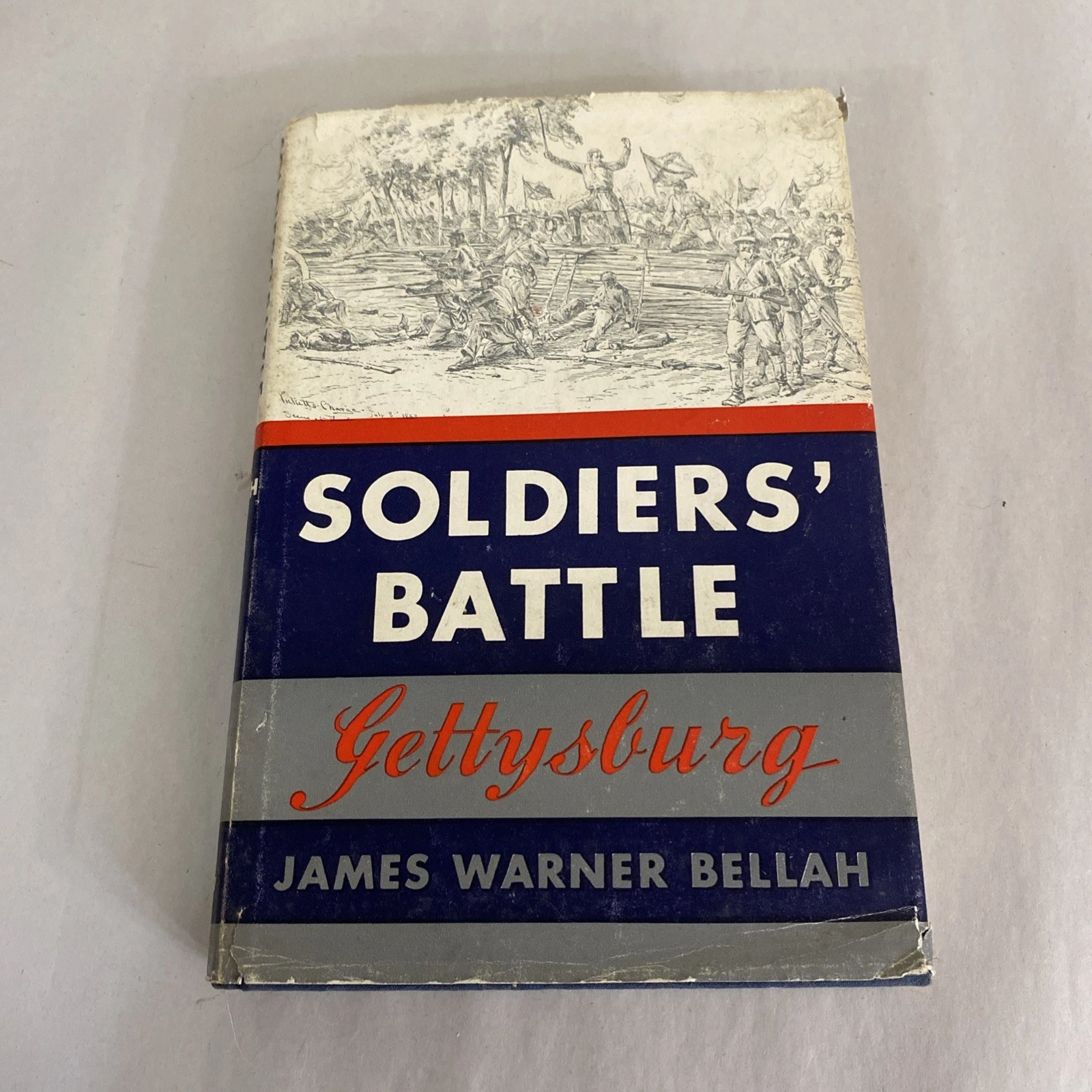 Soldiers' Battle Gettysburg, James Warner Bellah, HC, DJ, 1st Edition, 1962