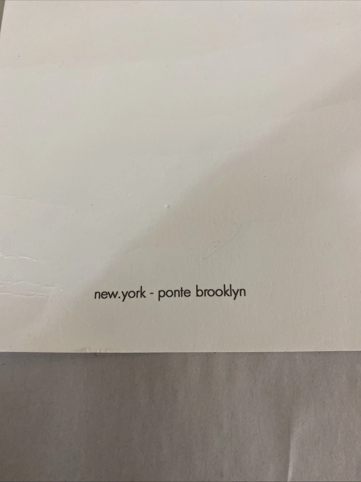 1996 Luca Soldano Signed Photo Pont de Brooklyn 1/50 Inkjet Hahnemühle 11.5x16.5 - Image 2