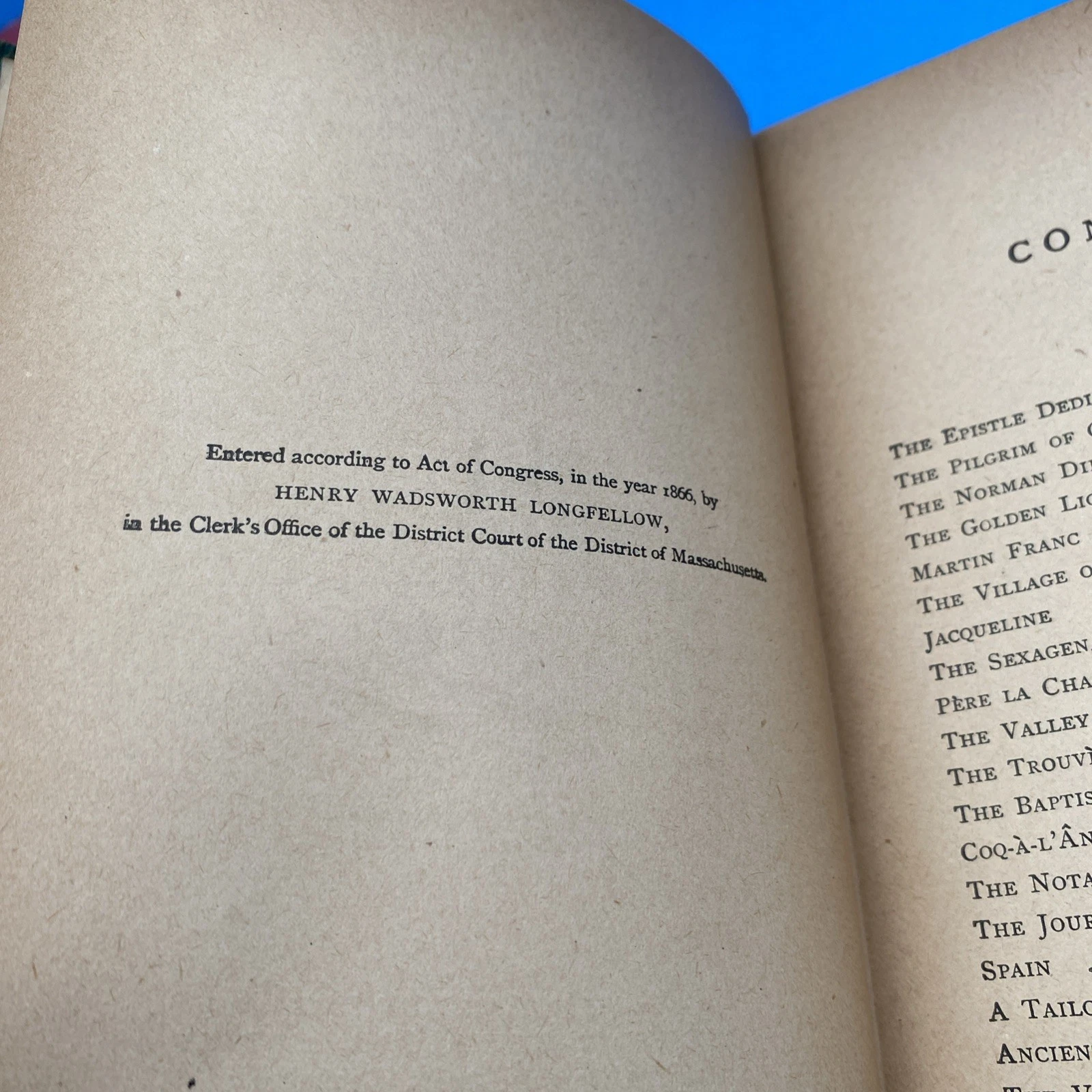 1893 Longfellow, Outre-Mer Portland Edition Antique Decorative Hardcover Classic - Image 7