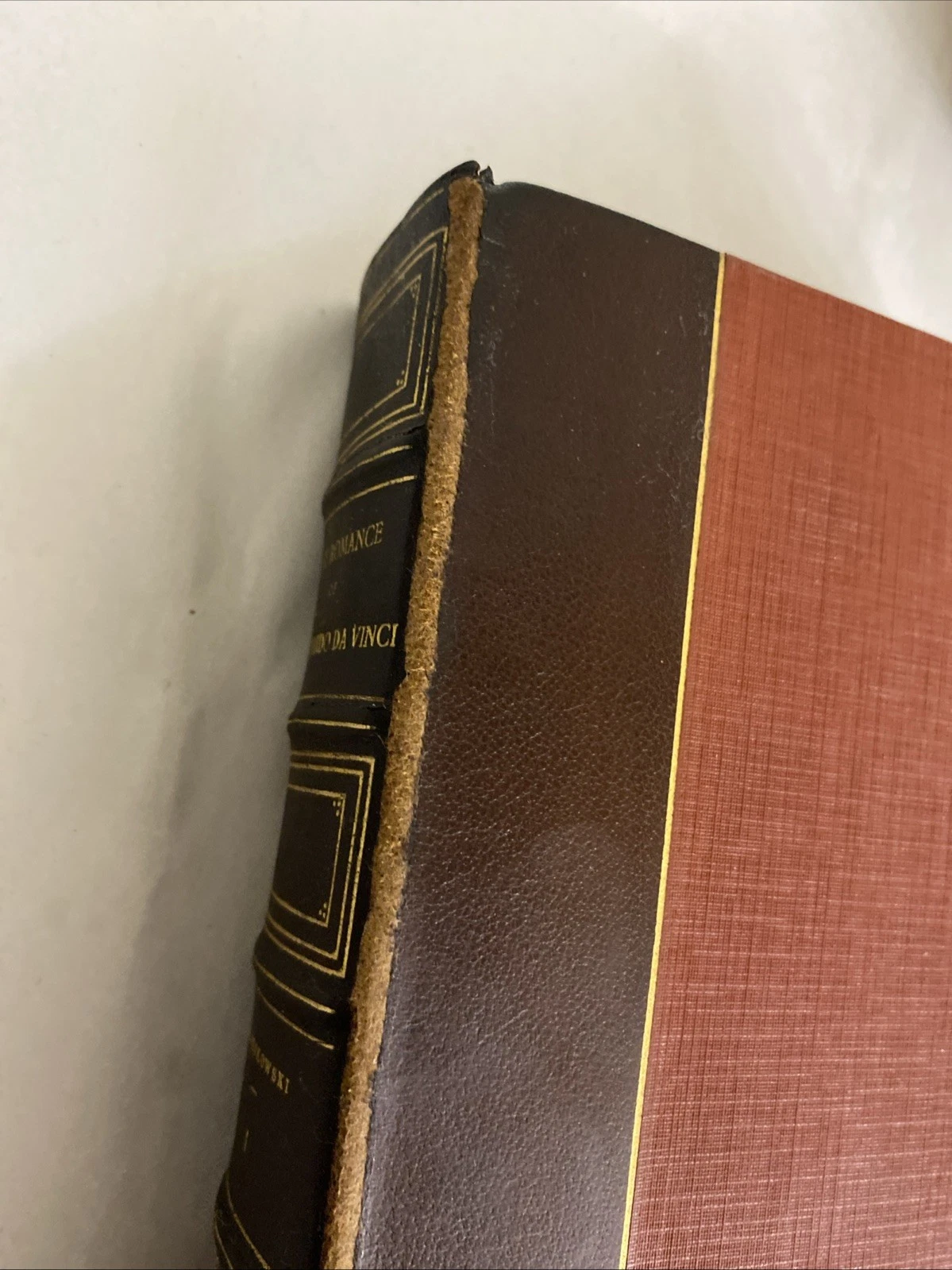 Romance of Leonardo da Vinci Merejkowski Putnam 2 Vol Set w/ 66 Illustrations HC - Image 4