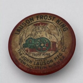 Lauson Frost King Celluloid Pocket Knife Sharpener