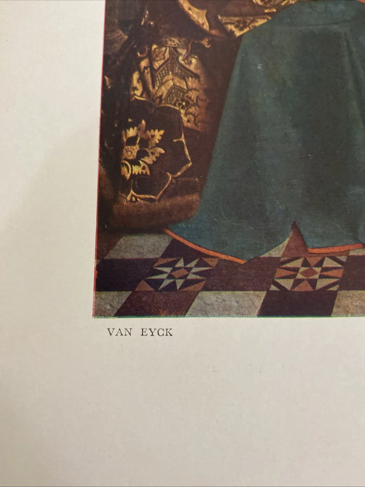 Verve 1939 Jan van Eyck La Vierge d’Autun plate, verso David Octavius Hill - Image 3