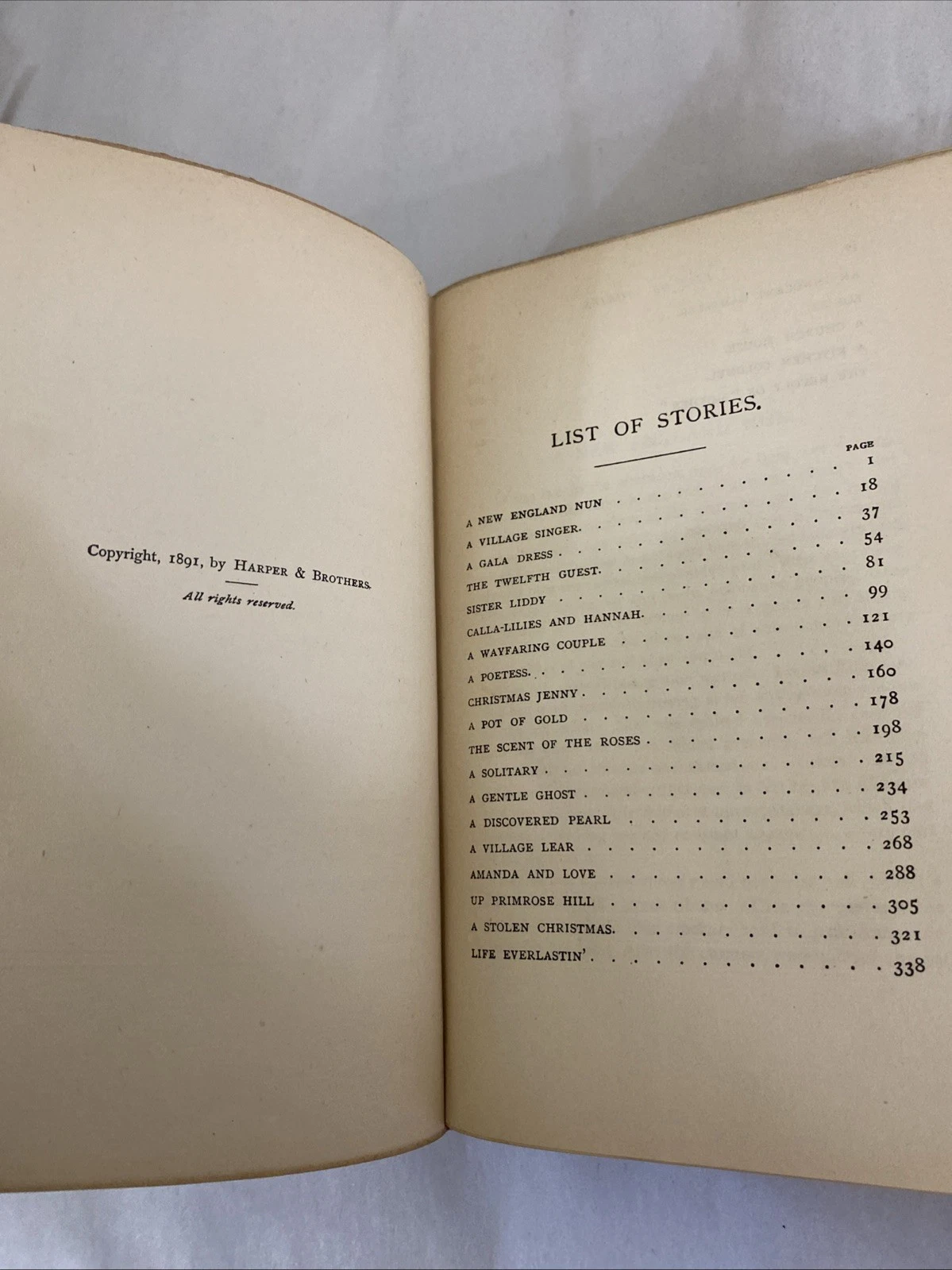 1900 A New England Nun & Other Stories — Mary E. Wilkins, Harper & Brothers - Image 12