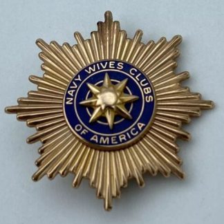 Vintage Navy Wives Clubs Of America Gold Star Pin CTO 1/10 10k GP