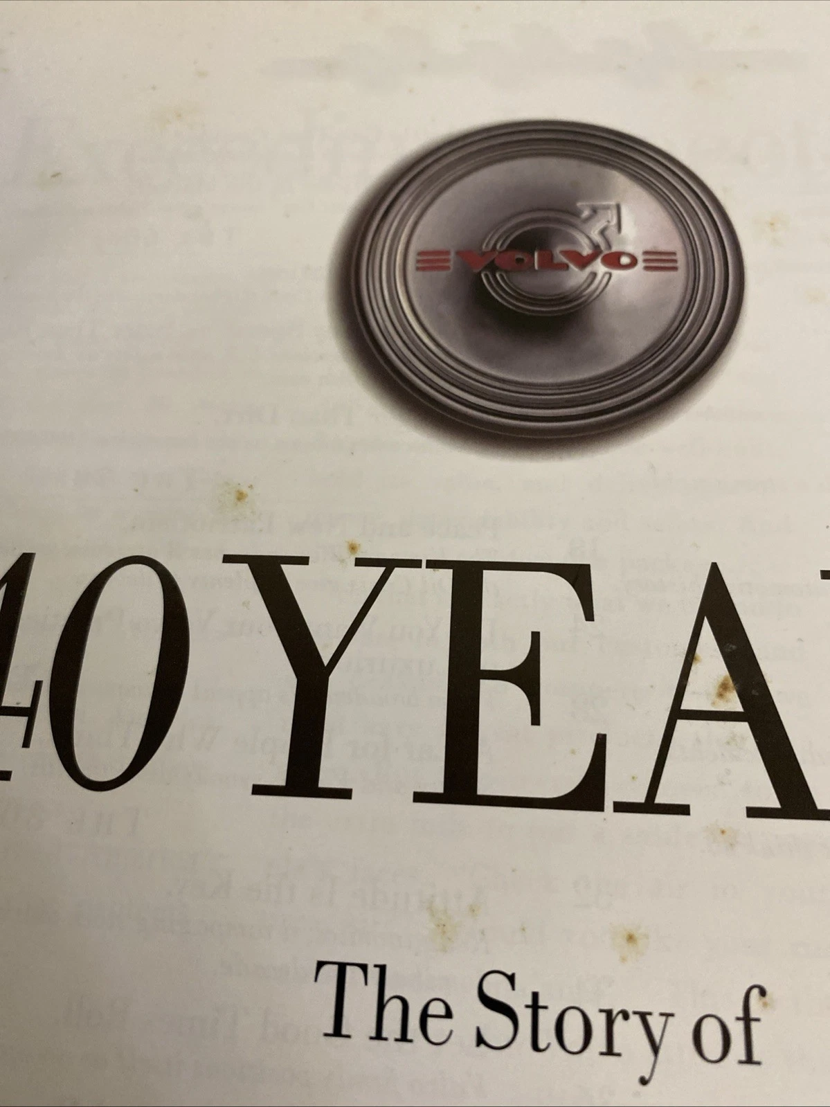 Volvo 40 Years in America Limited Edition 70/100 1995 Hardcover History RARE VIP - Image 6