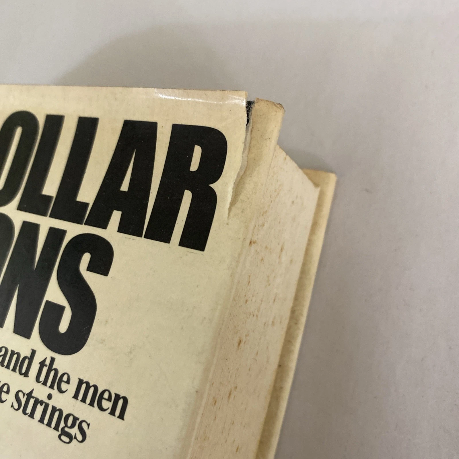 The Dollar Barons HB/DJ 1973 First Printing by Christopher Elias Banking 1st/1st - Image 4