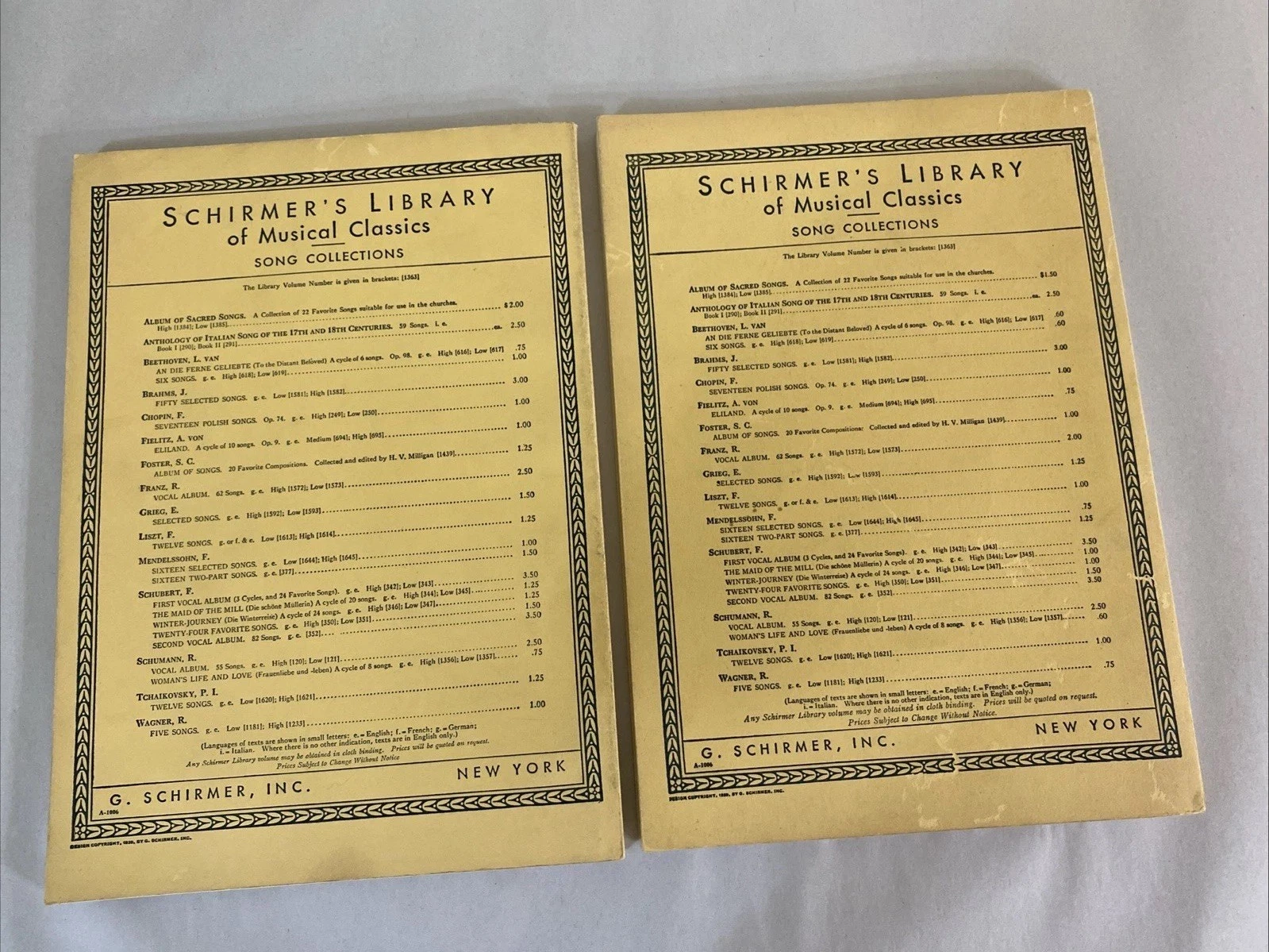 Schumer’s Anthology of Italian Song of 17th 18th Centuries - Book 1 & 2, 290 291 - Image 2