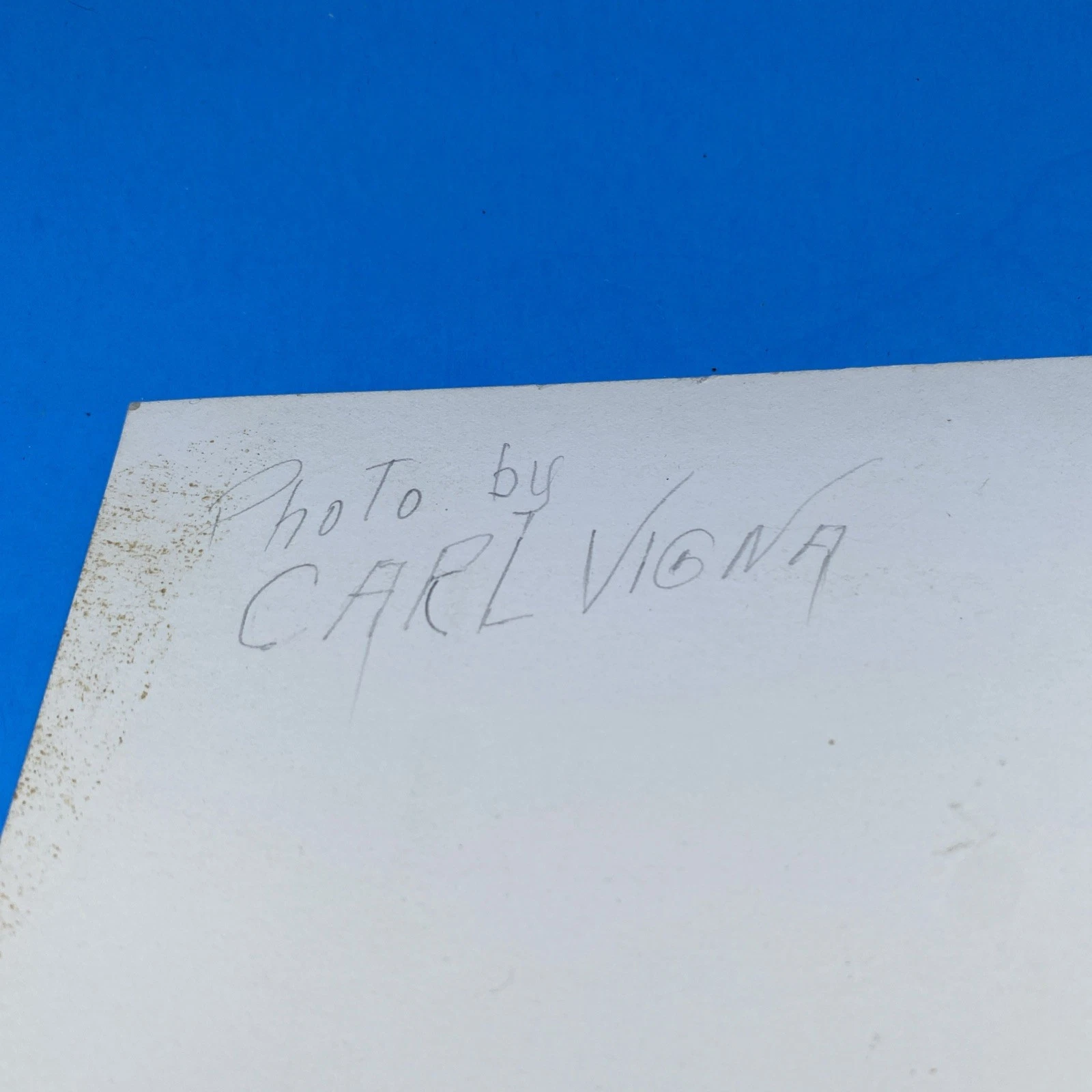 Vintage 10x8 Alpine Winter Mountain Chapel Photo w/ Carl Vigna Verso Inscription - Image 8