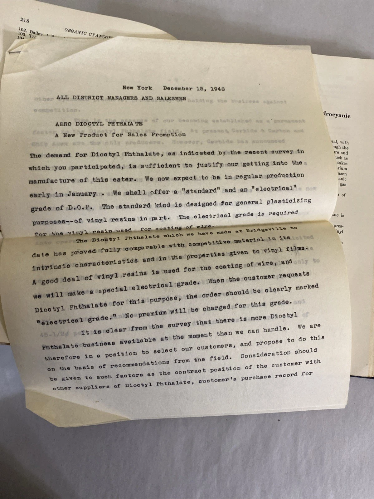 1947 ACS Monograph 105 Organic Cyanogen Comps Migrdichian Tuthill BNL w Ephemera - Image 12