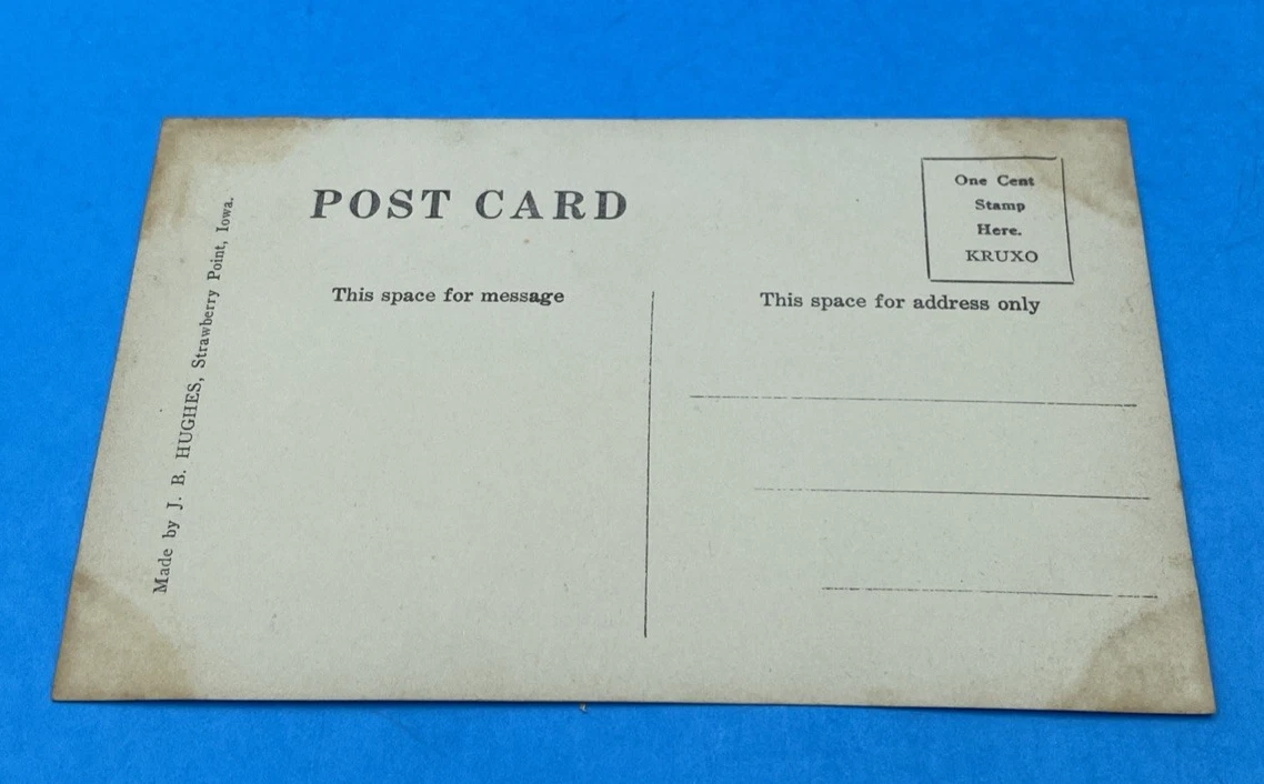 Scarce Carson Iowa RPPC Palace Pharmacy Main Street J B Hughes KRUXO IA Postcard - Image 5