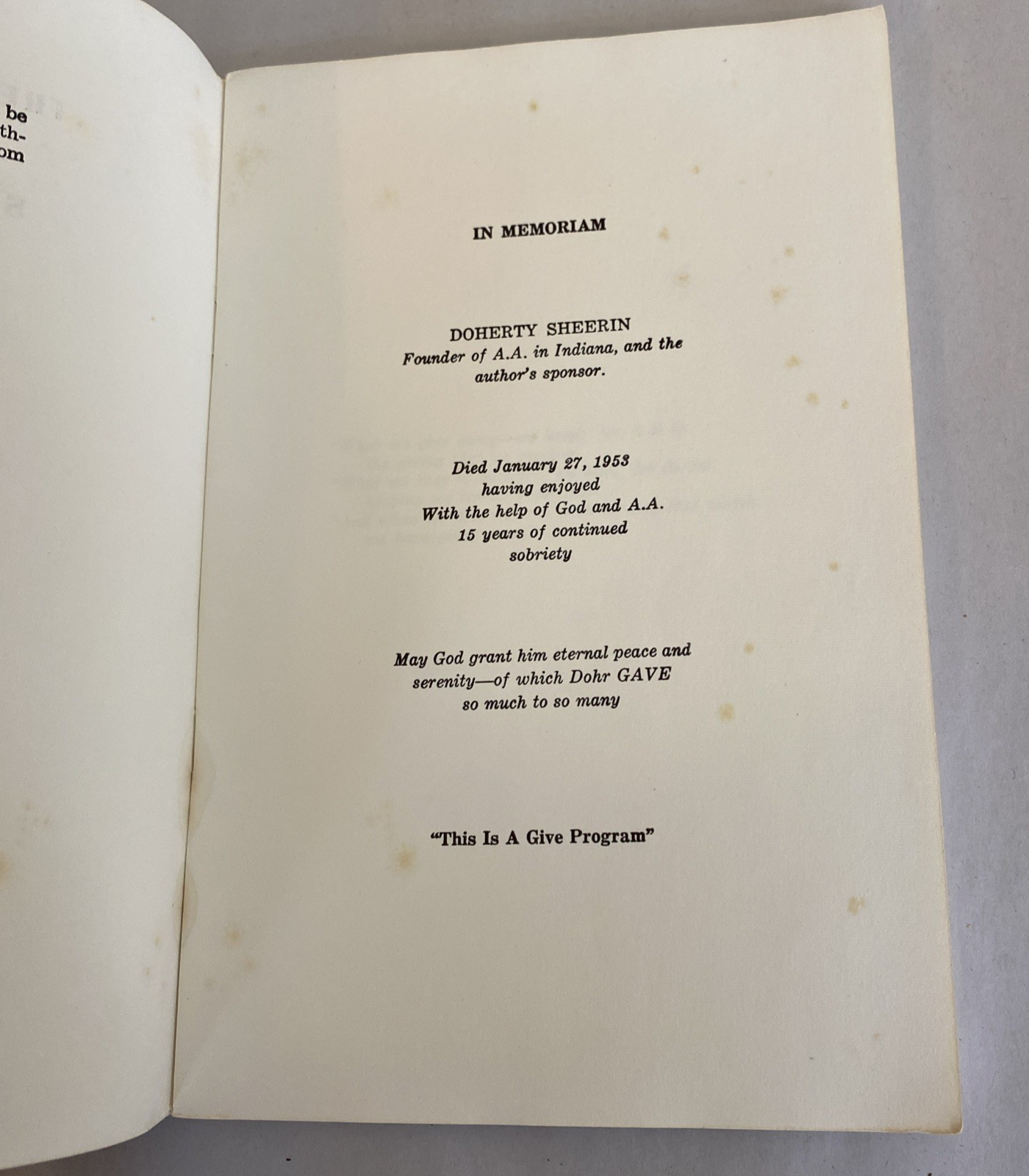 The Golden Book of Sponsorship by Father John Doe 1953 AA Classic 4th Print 1975 - Image 7