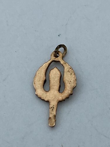 Vintage Delta Zeta Sorority Charm 14k - Image 4