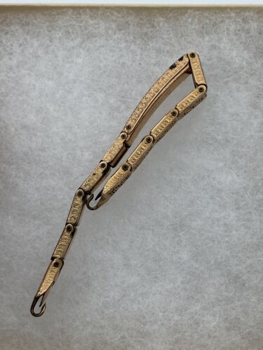 Art Deco 12k Gold-Filled Ladies Lustern Filigree Antique Watch Band - Image 4