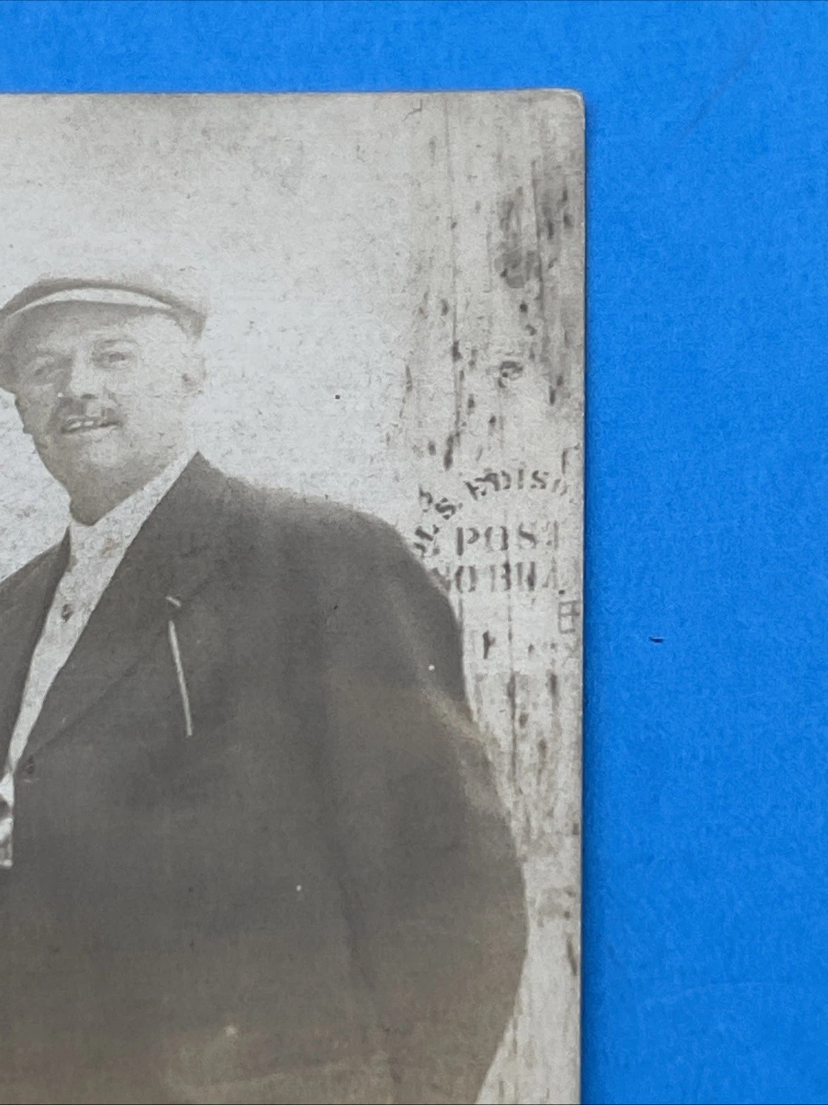 RPPC 1910s Street Group Photo, 'POST NO BILLS' New York Edison Utility Pole, NYC - Image 2