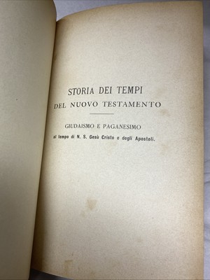 FELTEN Storia Dei Tempi Del Nuovo Testamento Giudaismo E Paganesimo Vol. 3 1914 - Image 5