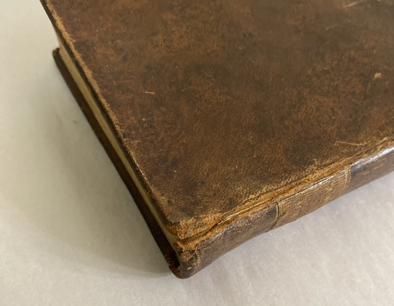 1816 Goldsmith Roman History 9th American Ed Paraclete Potter leather schoolbook - Image 2