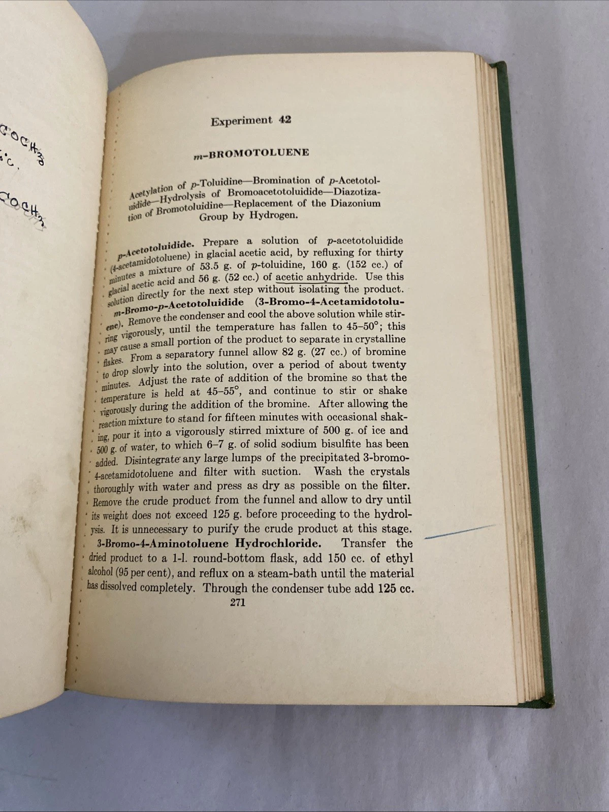 1940 Macmillan Elementary Organic Chem LabManual Adams & Johnson Poly Brooklyn N - Image 12