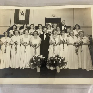 1949 Masonic Temple Woodbury NJ Installation Banquet Photo Barry Studio