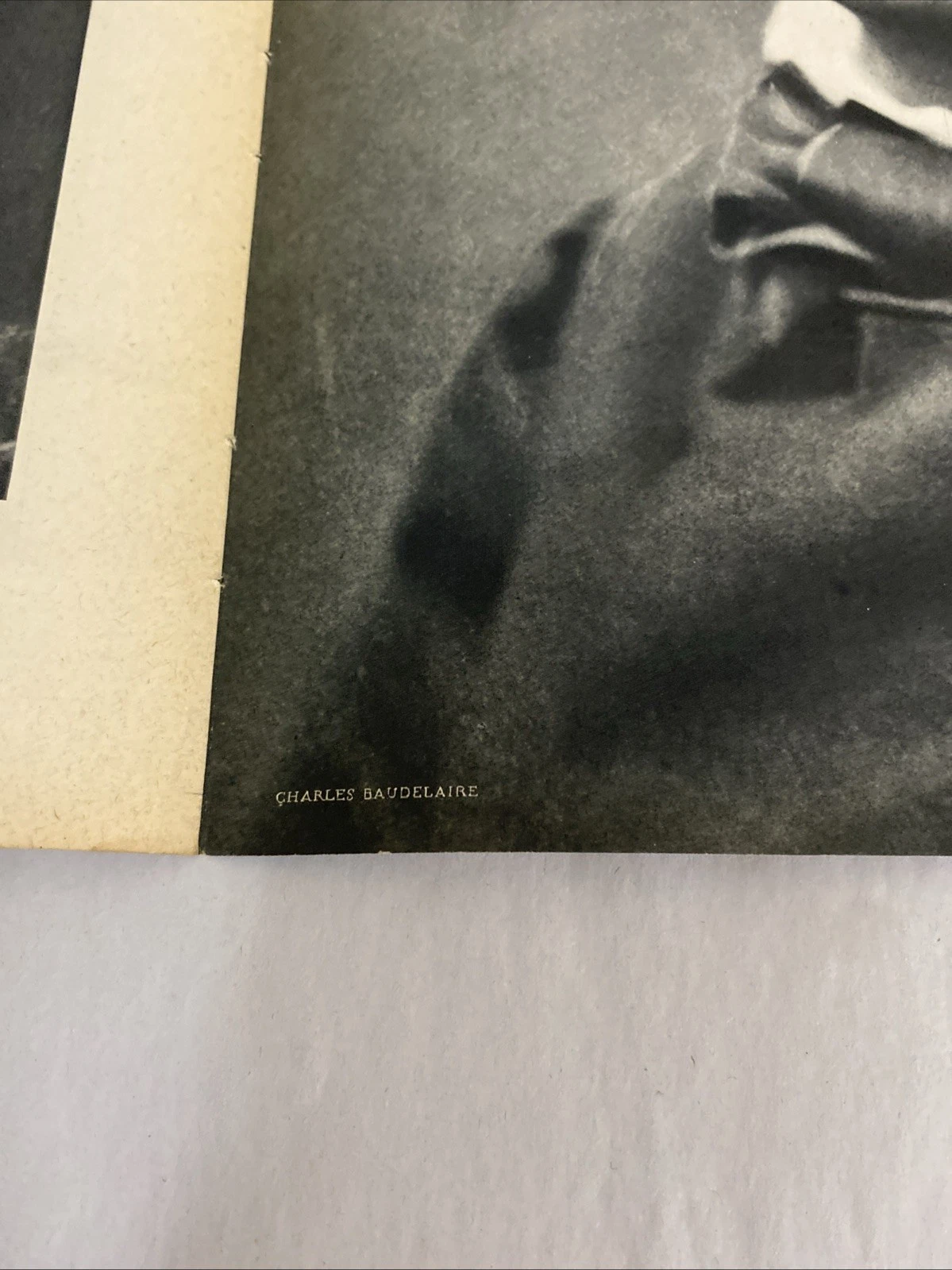 Whitman by Brady + Baudelaire by Nadar Verve 1939 photogravure two-page spread - Image 10