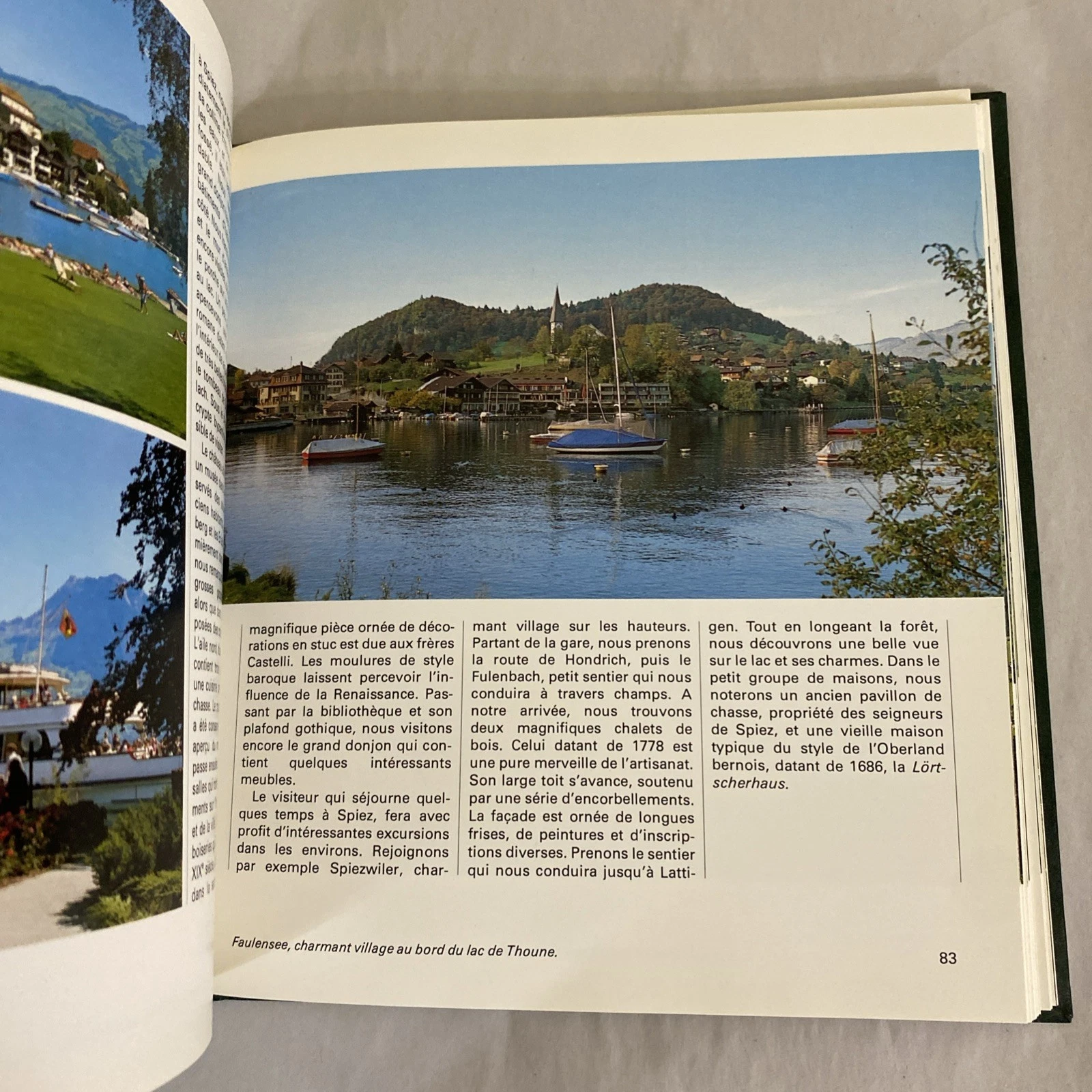 Découverte de la Suisse Vol 11 1983 Christian Lohner Thun Brienz Oberland w/ Map - Image 9