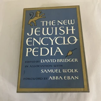 Vintage The New Jewish Encyclopedia (1962) Hardcover With Slipcase