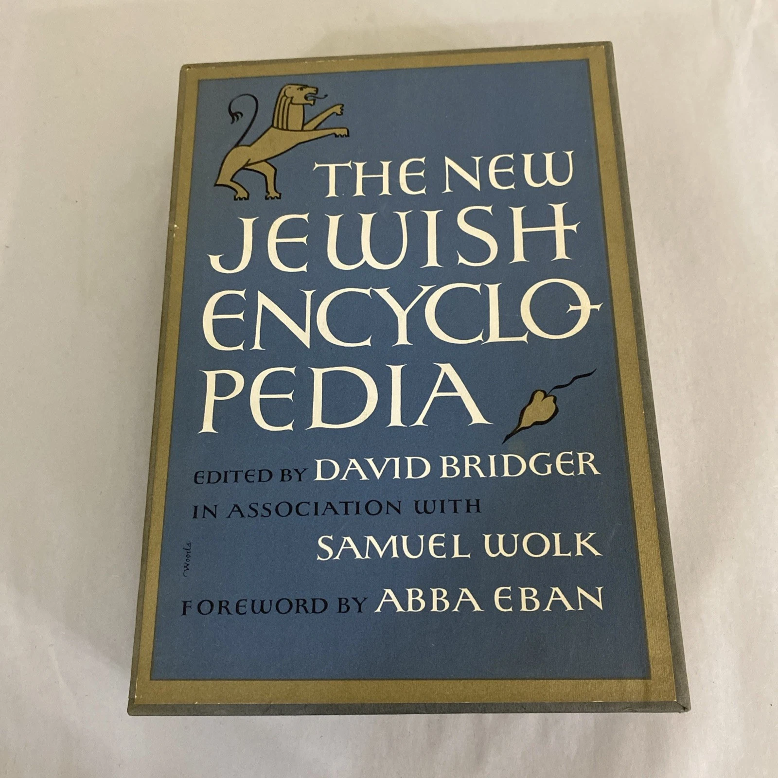 Vintage The New Jewish Encyclopedia (1962) Hardcover With Slipcase