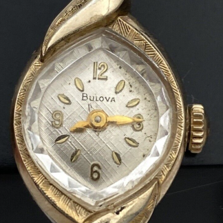 Vintage BULOVA 1968 Mechanical Wind 10K RGP Women's Wristwatch P22014