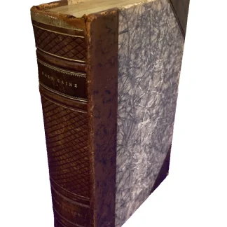 1922 Manxmannen Hall Caine The Manxman Swedish Half Leather Vol I