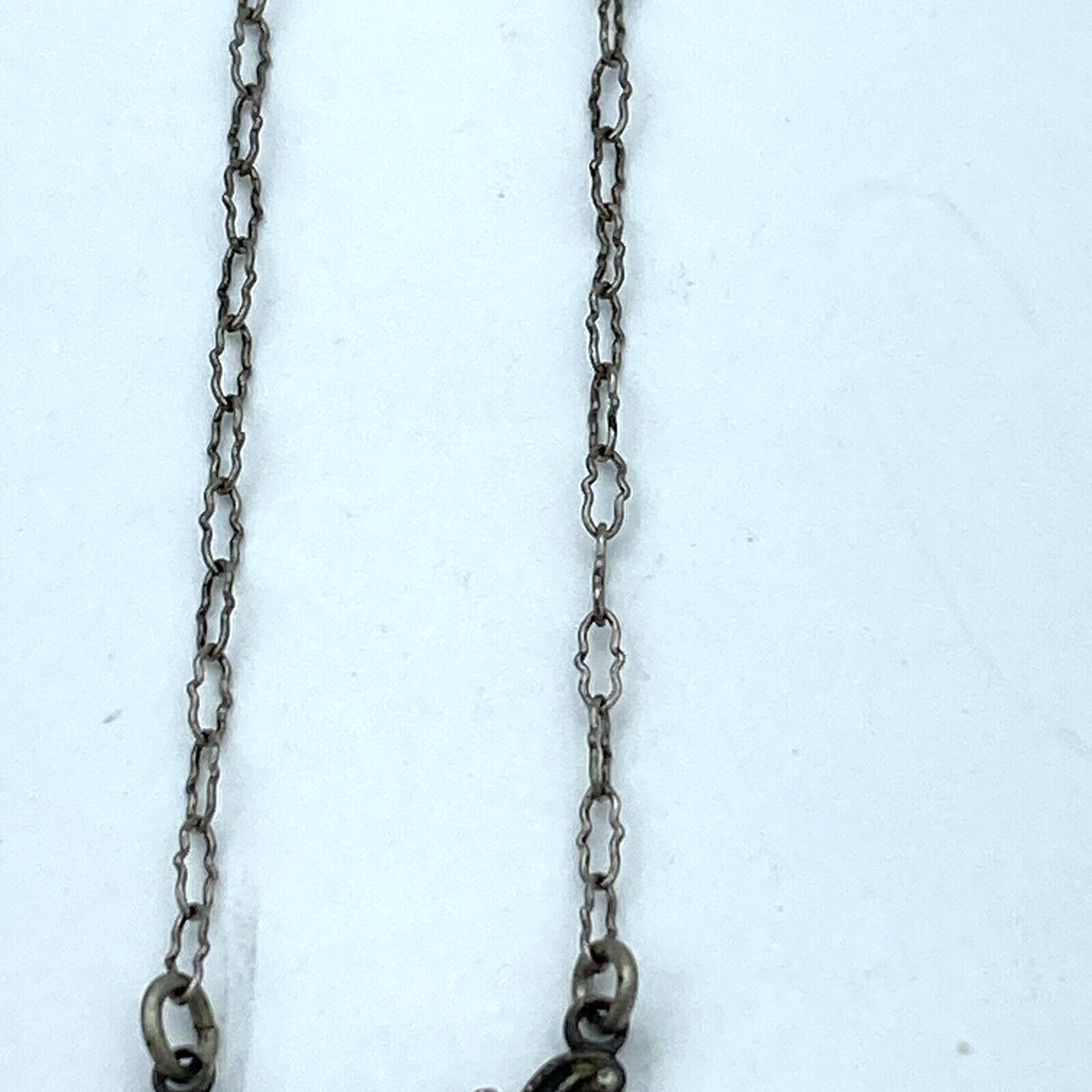 Vintage Sterling Silver Cameo Pendant Left Facing With Silver Chain - Image 6