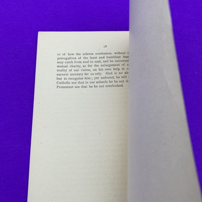 Reason and Rome in Education Sermon 1879 Cyrus A. Bartol West Church Boston Rare - Image 7