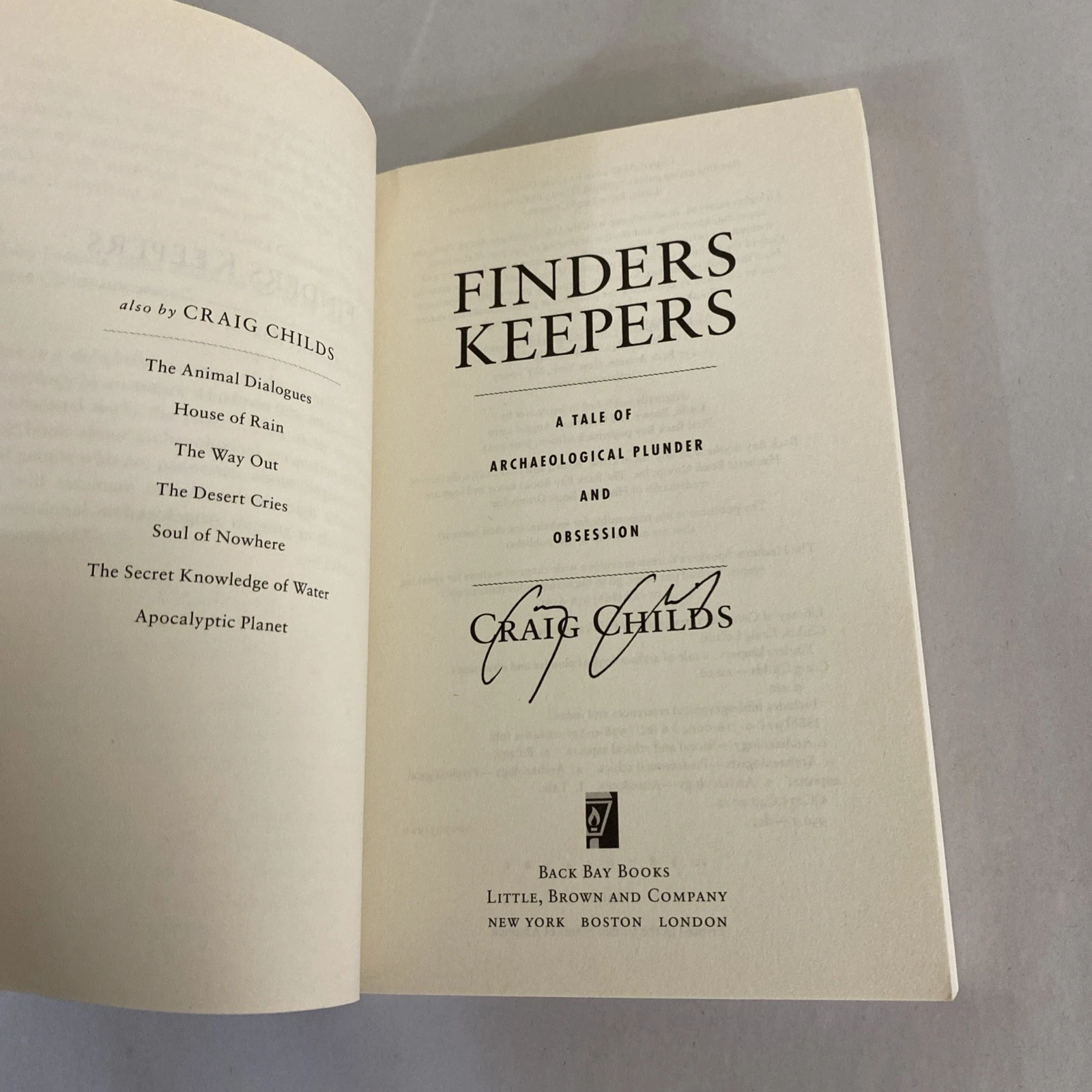 Finders Keepers: A Tale of Archaeological Plunder and Obsession - Signed - Image 3
