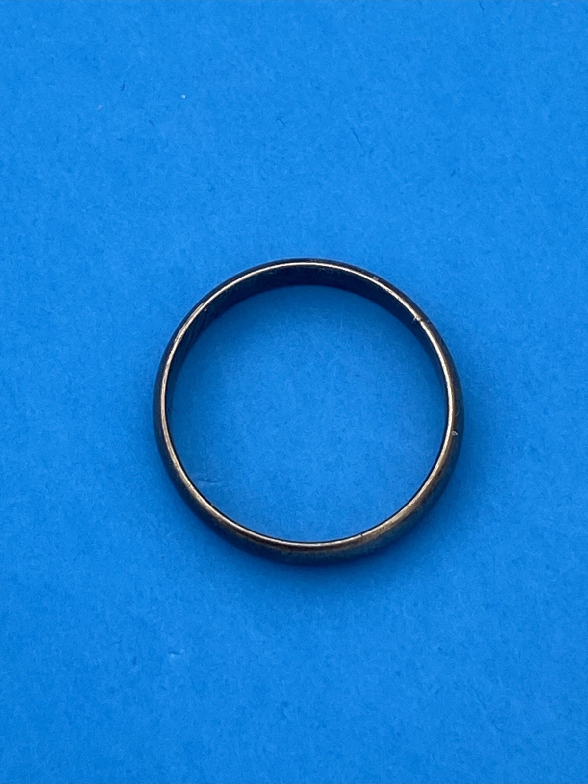 14K Gold Victorian Antique Band Engraved 1879 Initialed K.M. - Image 6