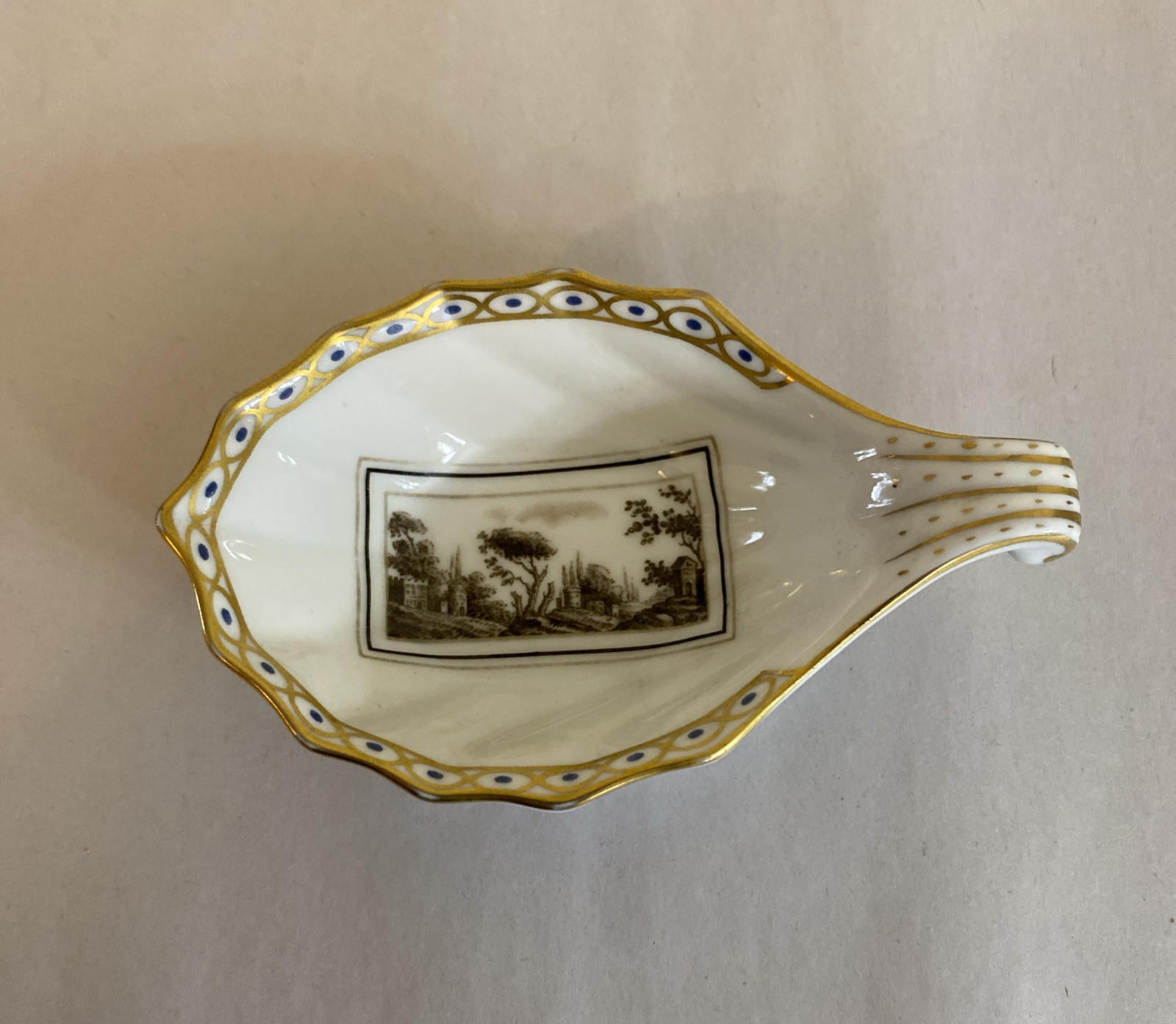 Richard Ginori Fiesole Impero Firenze Shell Shape Spoon Rest