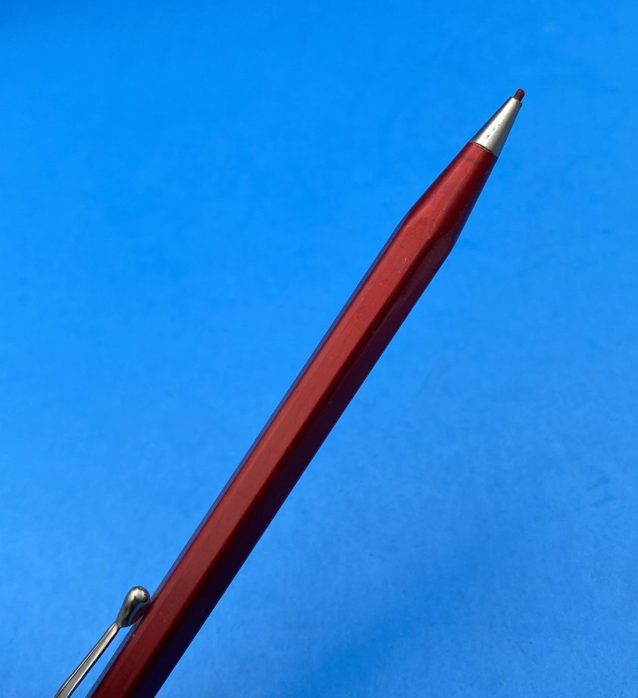 Vintage Figural Clip EAGLE CHROMATIC Made in USA Mechanical Pencil Red - Image 6