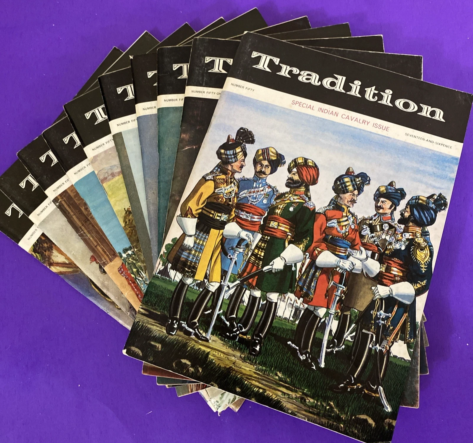 Tradition Magazine #50-59 Military Uniforms Indian Cavalry Complete 10 Issue Run