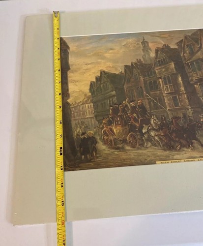 UK England London Wych Street Strand Days of Hogarth Vintage Sealed Print - Image 8