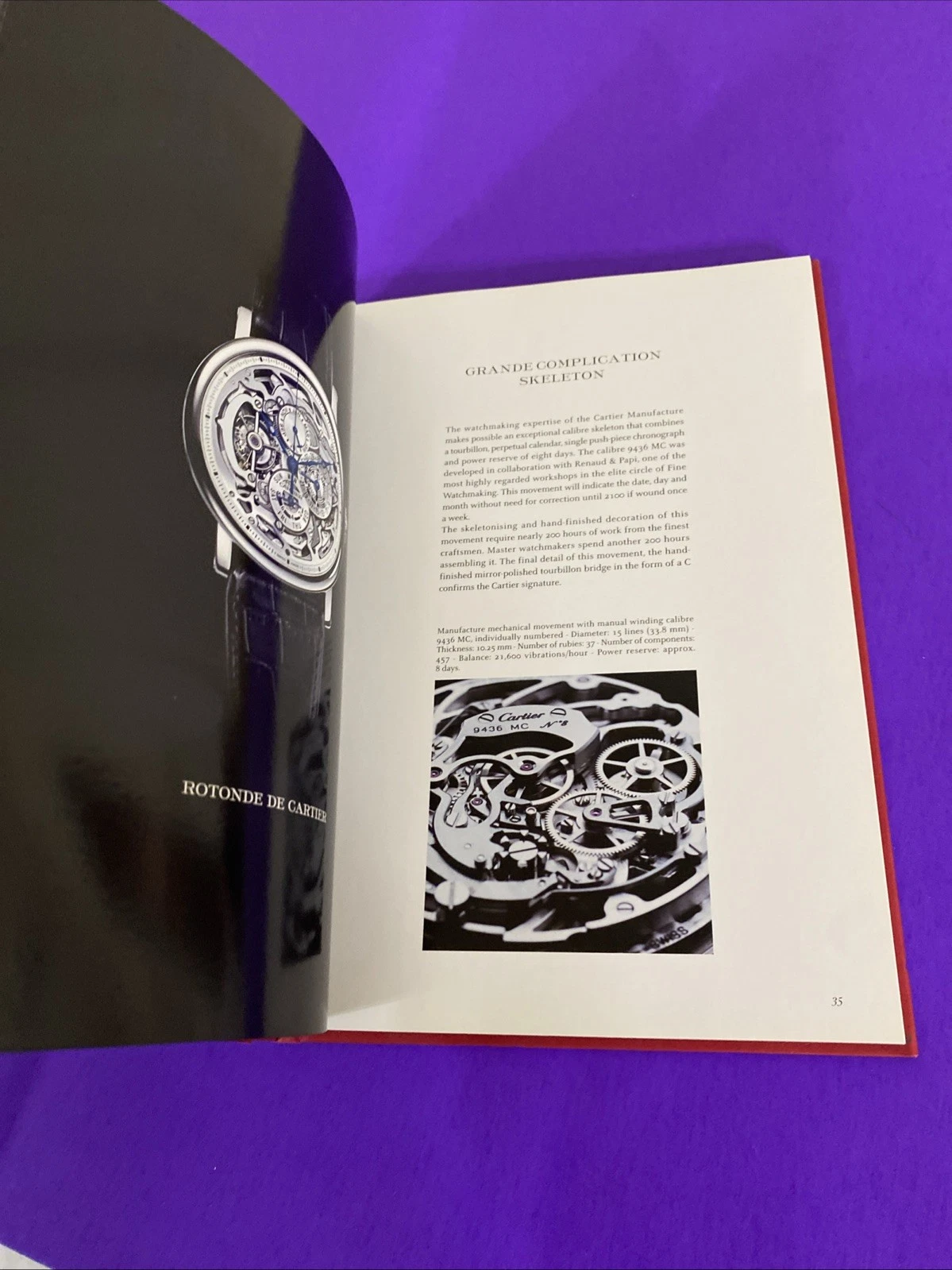 Cartier Watchmaking Collection 2011 Hardcover Official Luxury Watch Catalog Book - Image 6
