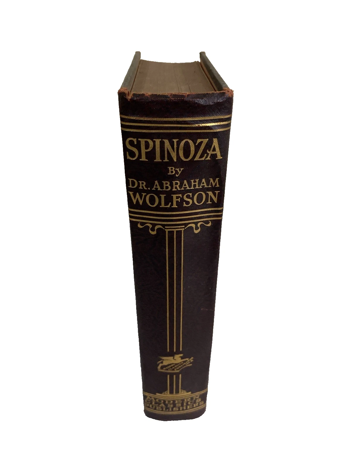 Spinoza A Life of Reason 1932 1st ed Wolfson publisher inscription HC philosophy - Image 2