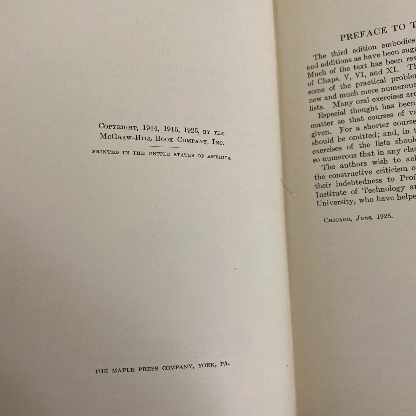 Plane & Spherical Trigonometry, 3rd Edition, Palmer & Leigh, 1925, Maple Press - Image 7