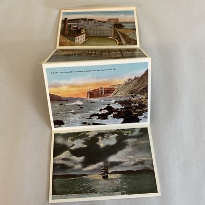 1912 Popular Resorts of San Francisco Postcard Folder Accordion Style VGC Rare - Image 5