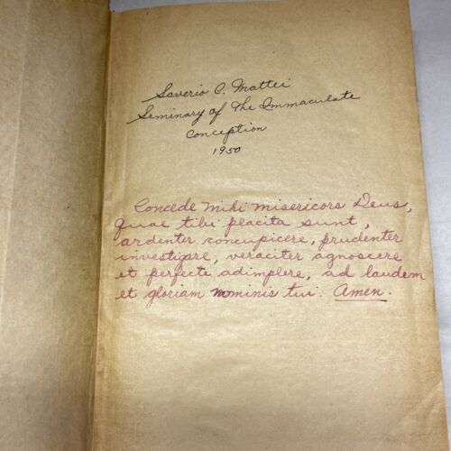 Metaphysica Generalis praelectionum summa ad usum auditorum Dezza, Paulus: 1948 - Image 2