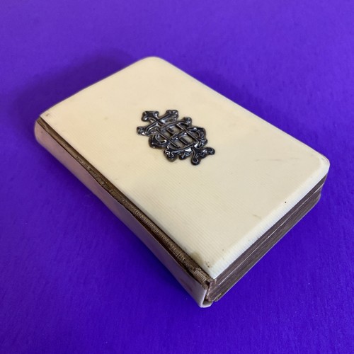Common Prayer Book Church Of England c1900 Sterling Silver Cross Cellulose Cover - Image 9