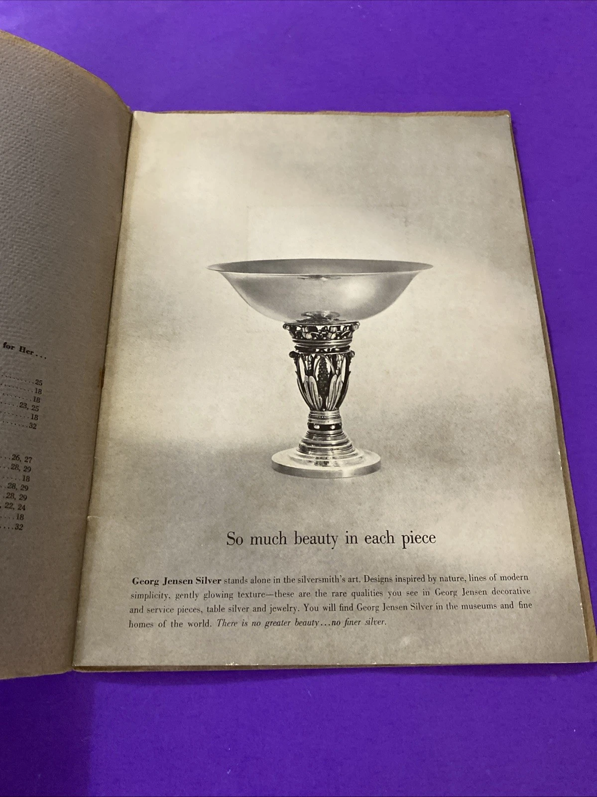 1950 Georg Jensen Fifth Avenue Catalog w Order Form Envelope MCM Silver NYC Gift - Image 4