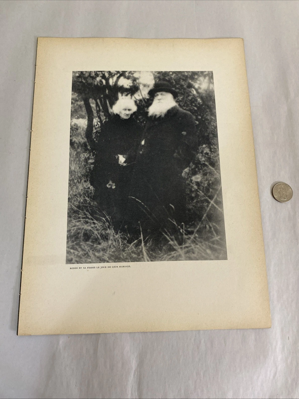 Whitman by Brady + Baudelaire by Nadar Verve 1939 photogravure two-page spread - Image 12