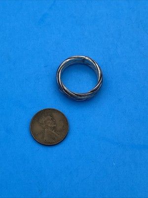 Vintage Sterling Silver Braided Band Ring Size 8.5 - Image 5
